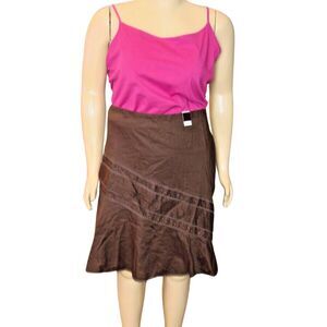 Lane Bryant Venezia Skirt 22 Cotton Boho NEW